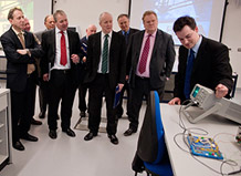 Demonstration on our official opening in the Crossrail Hardware Laboratory